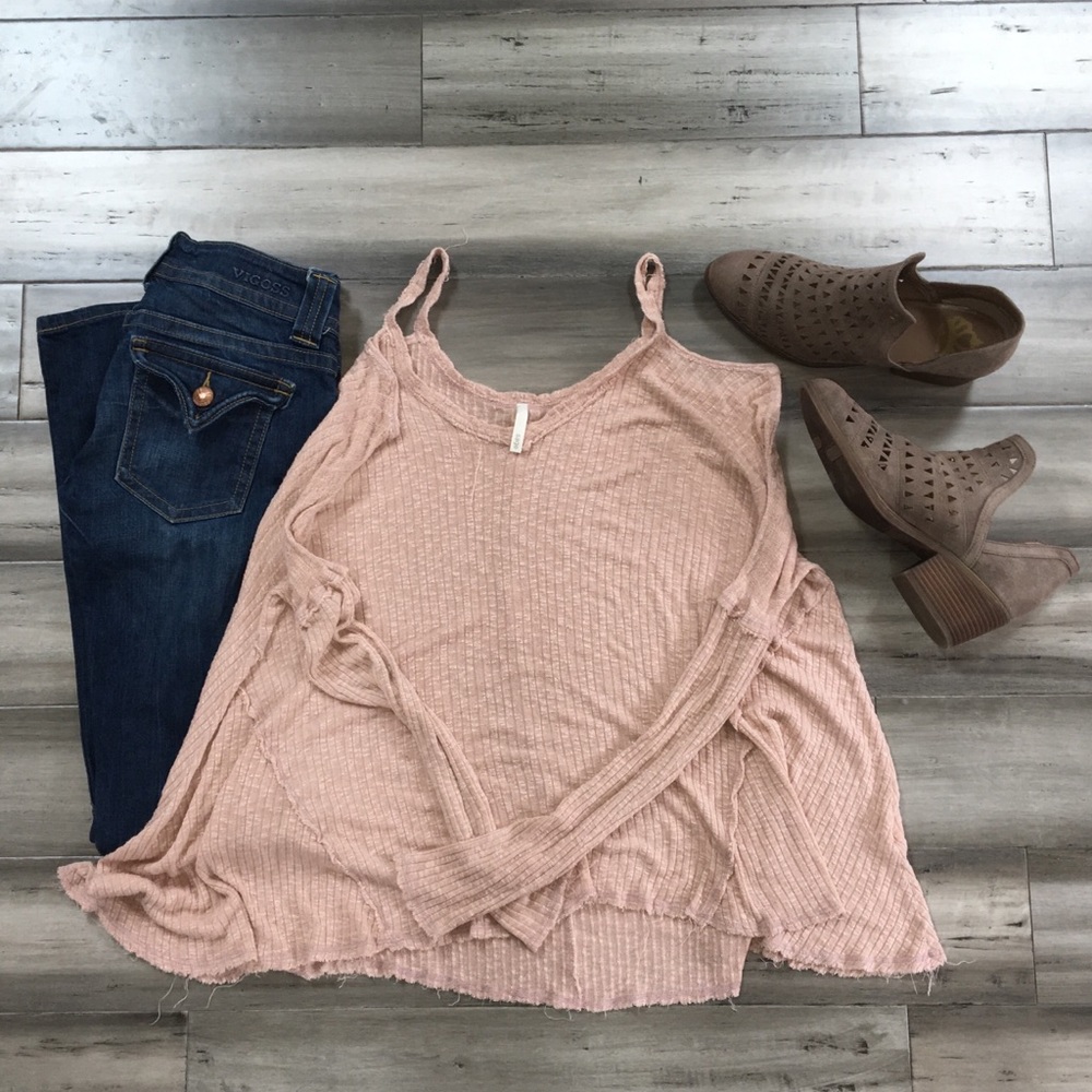 Cold shoulder sweater